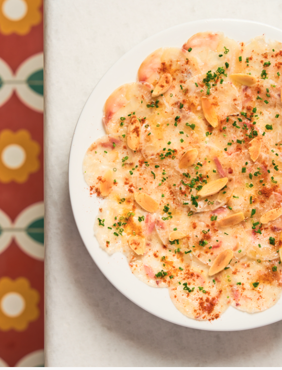 中環美食︱全新西班牙小館Lola Maria進駐中環 鹹鱈魚冬甩/豬腳薄片/紅蝦薄片