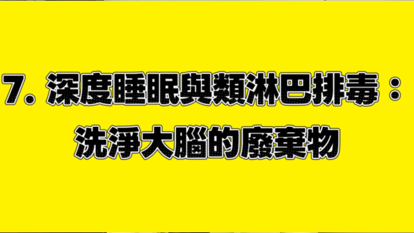 台灣醫生揭長壽秘訣｜7. 深度睡眠。圖片來源：YT@腎寶思樂腎臟專科