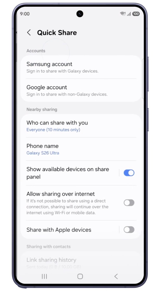 Android 終於用到 AirDrop！ Samsung S26 破天荒支援 iPhone 原圖互傳：一鍵跨平台過相 不再讓 WhatsApp 壓畫質【附啟用教學】