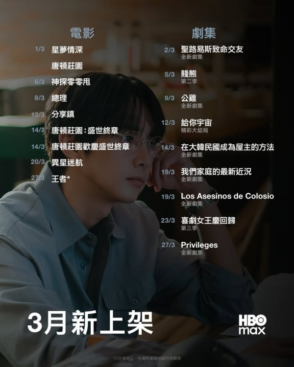 HBO Max 韓劇推薦片單2026：柔美的細胞小將3/未婚男女的效率戀愛 (不斷更新)