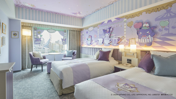 東京巨蛋酒店Sanrio主題房全新升級!My Melody、Kuromi夢幻甜品+住客限定精品