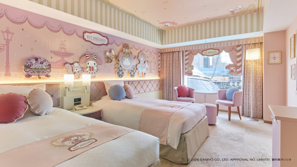 東京巨蛋酒店Sanrio主題房全新升級!My Melody、Kuromi夢幻甜品+住客限定精品