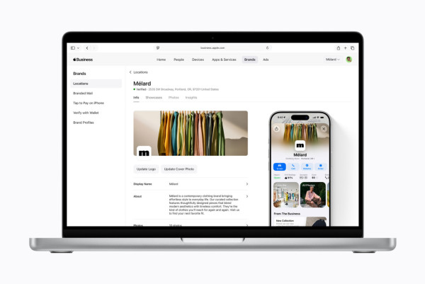 Apple 推「Apple Business」多合一平台免月費自訂「拍易收」Logo ＋ 專屬 Email 網域兼一站管理公司 iPhone/Mac