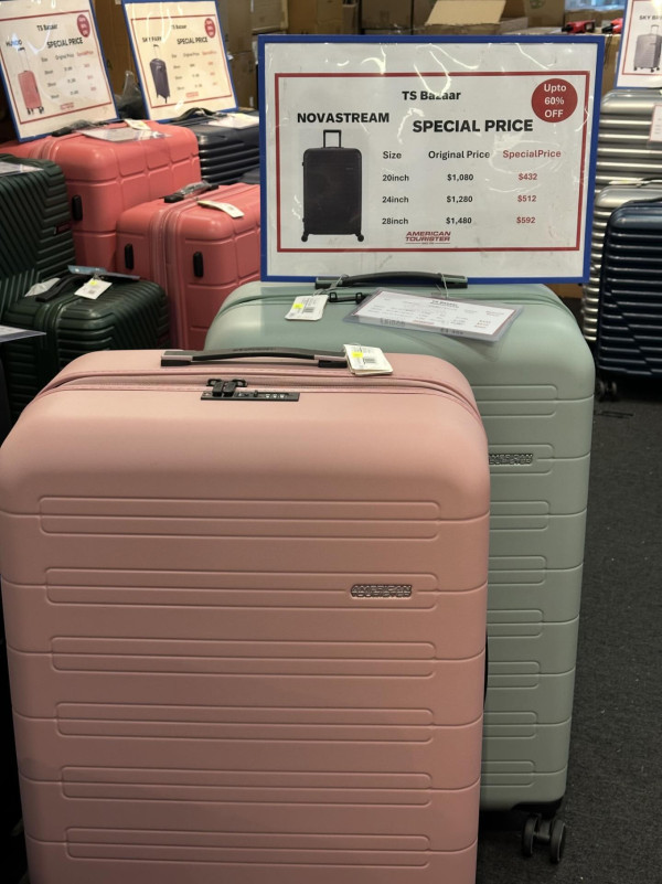 銅鑼灣American Tourister開倉低至4折！行李箱勁減過千元 30吋大喼$592買到！