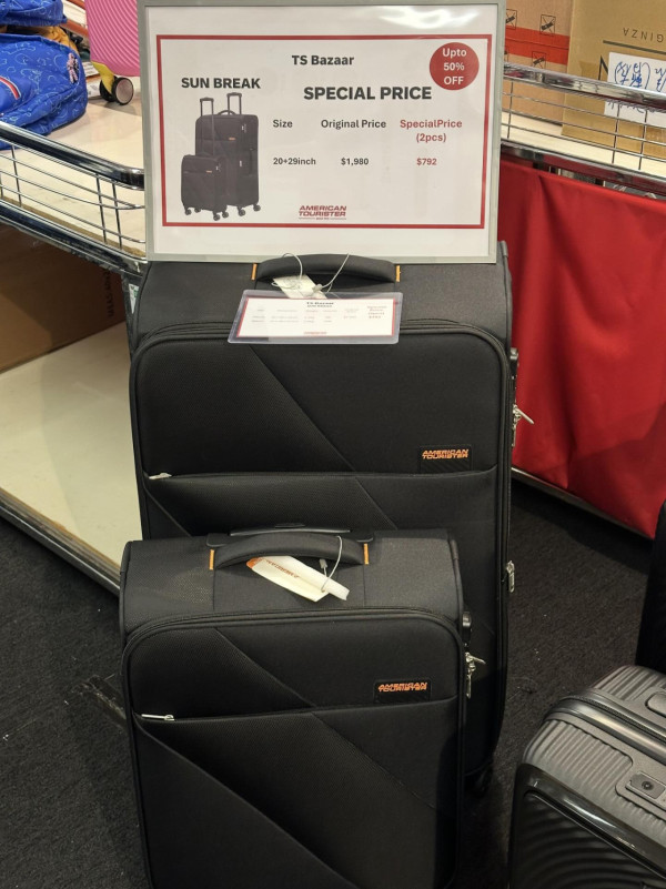 銅鑼灣American Tourister開倉低至4折！行李箱勁減過千元 30吋大喼$592買到！