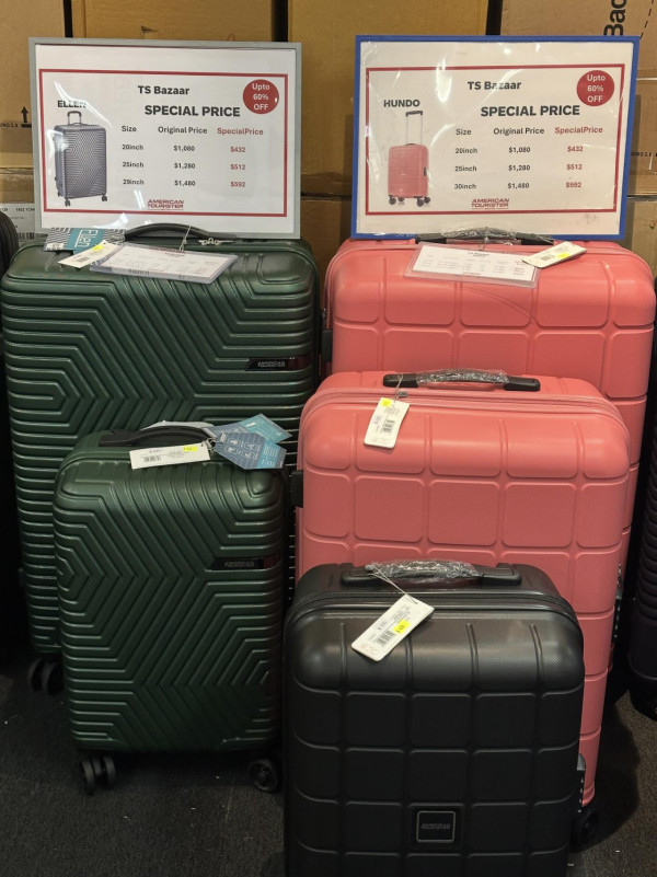 銅鑼灣American Tourister開倉低至4折！行李箱勁減過千元 30吋大喼$592買到！