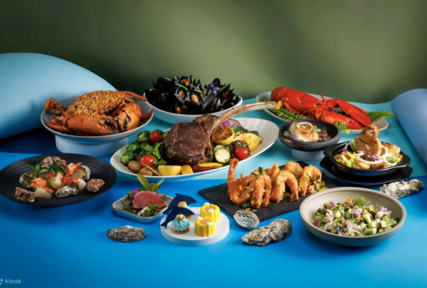 海洋公園萬豪酒店自助餐買1送1！3.5小時任食龍蝦/避風塘炒蟹/鹹蛋黃炒蝦！免費參加燙布鎖匙扣工作坊