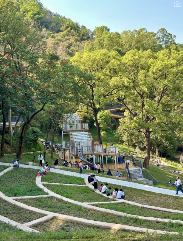 (圖片來源:小紅書@花脚猫summer) 深圳郊遊好去處|深圳南灣郊野公園未開先紅!原生態郊野徑+親子遊樂設施
