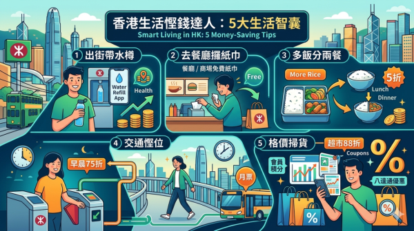 港人5大「地獄級」慳錢大法！外賣分兩餐/公司瘋狂裝水 網民嘆：做到呢1招慳好多