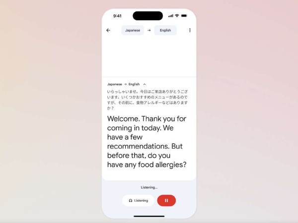 旅行必用新翻譯年糕！iOS Google Translate耳機即時翻譯功能 對應70+語言不再雞同鴨講