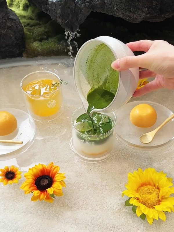 東京澀谷人氣Cafe｜Shibuya Sakura Stage人氣漂浮甜品 大理石流水枱禪意打卡 