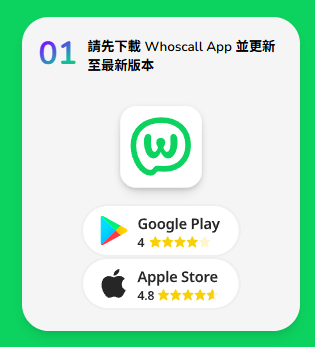 Whoscall 進階版兌換碼免費派 實測 5 步自動攔截騷擾電話 免廣告 10 萬組限時搶【香港適用】