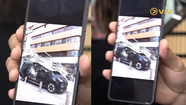 張敬軒韓國遇驚險意外險奪命 現場畫面曝光巨型棚架壓毀座駕