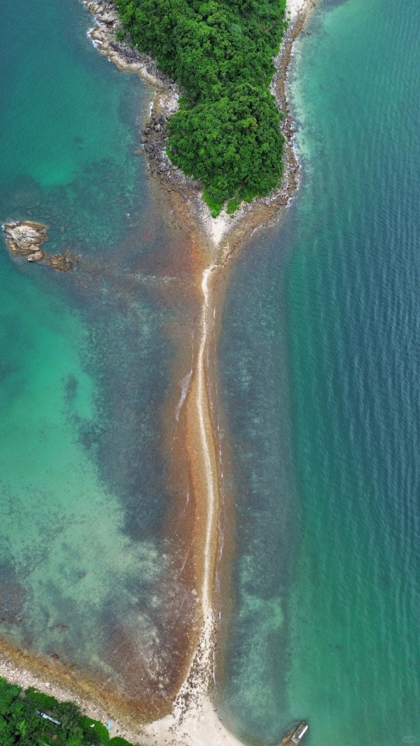 港版天使之路限時浮現！西貢海中沙洲退潮先見到 附交通潮汐表
