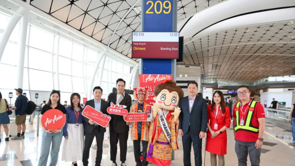 AirAsia5月7日起停飛香港沖繩航線！營運不足一年 網友：又少一個平飛選擇 