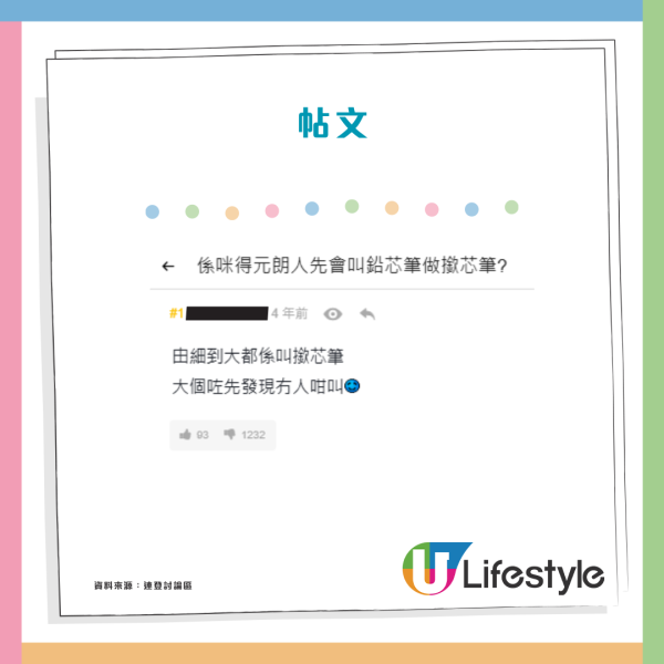 鉛芯筆定撳芯筆？網民揭香港地區隱藏方言 大西北街坊：由細到大都咁叫