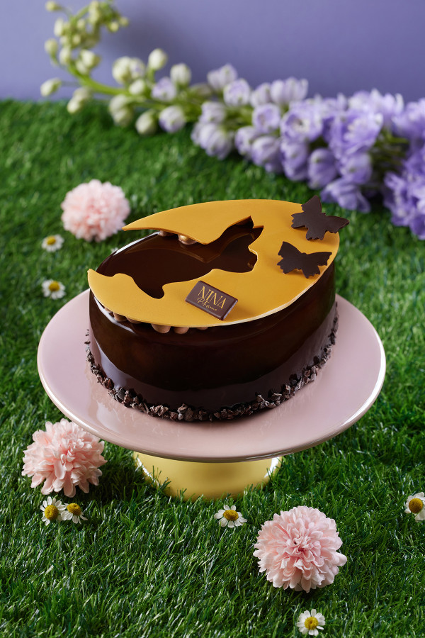 Nina Patisserie復活節幻巧甜饌系列 奇趣柚子「煎」復活蛋/雙重朱古力萌兔蛋糕