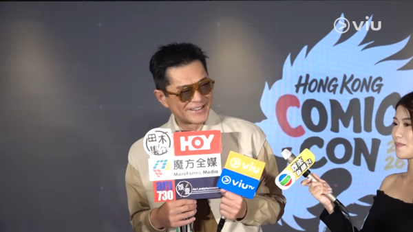 古天樂受訪罕有破功當眾笑到彎低腰 聽到記者講呢「兩個字」即笑到失控20秒