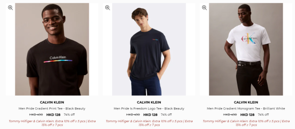 開倉優惠 | Calvin Klein開倉低至25折！男女裝/人氣內衣褲/休閒鞋$95起