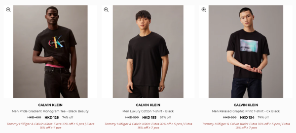 開倉優惠 | Calvin Klein開倉低至25折！男女裝/人氣內衣褲/休閒鞋$95起