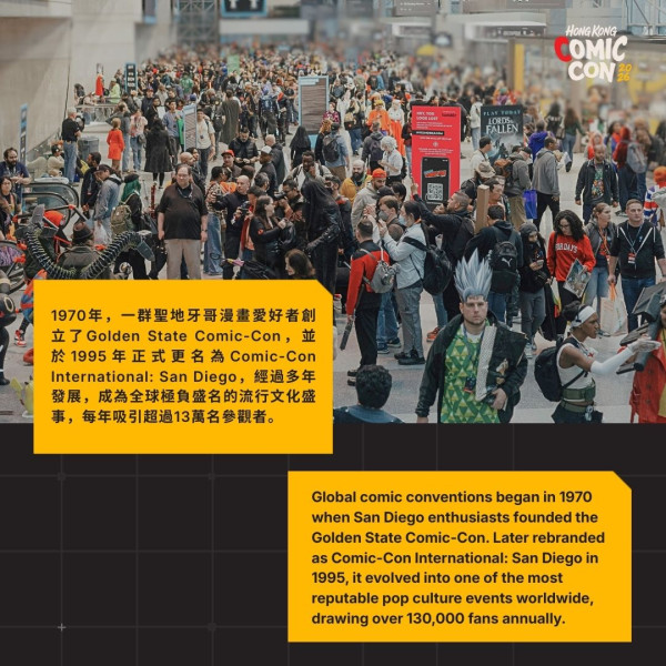 香港comic con 2026（圖片來源︰FB@Hong Kong Comic Con）