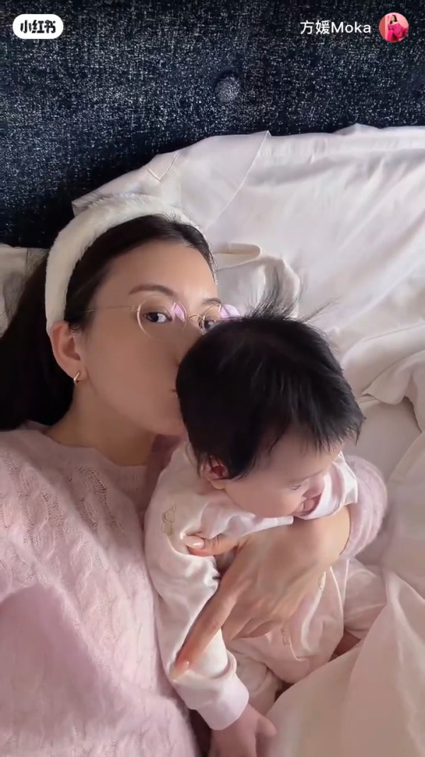 方媛罕晒湊女日常曝光細女5個月大容貌！五官深邃眼仔碌碌完美遺傳郭富城