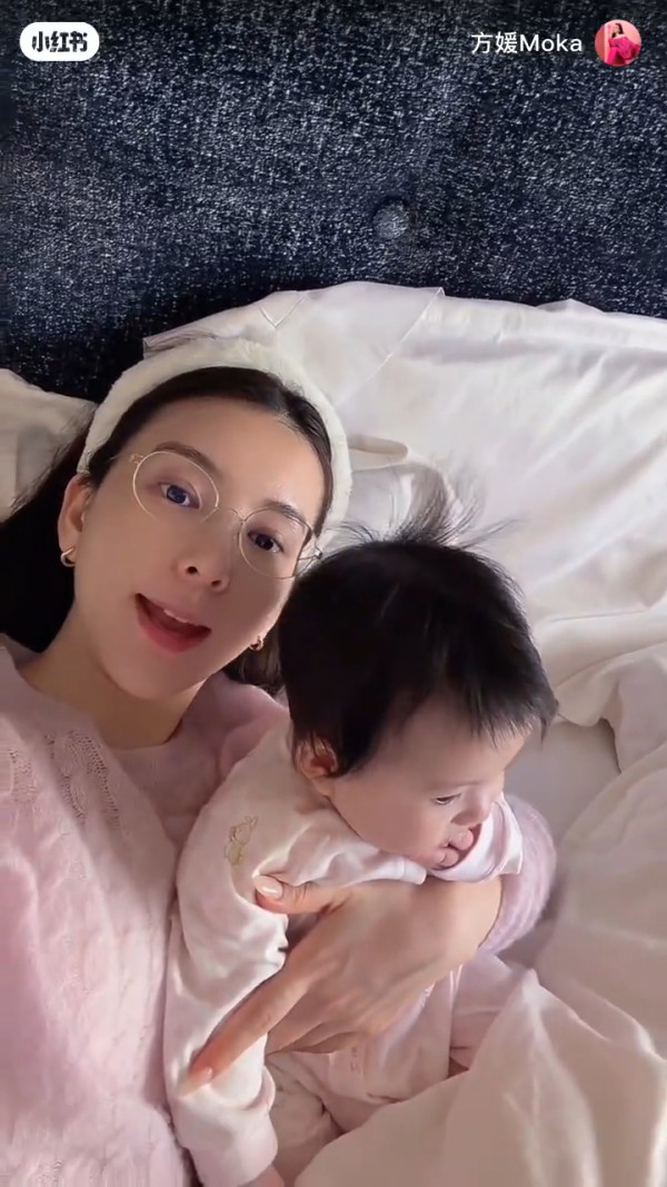 方媛罕晒湊女日常曝光細女5個月大容貌！五官深邃眼仔碌碌完美遺傳郭富城