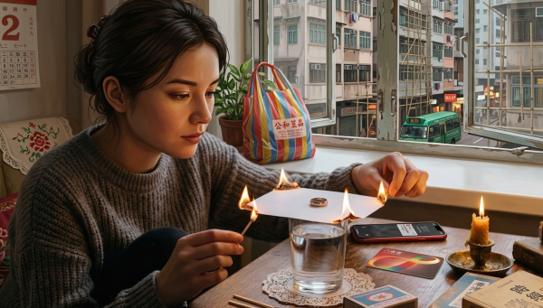 爆紅「戒指占卜」超邪門！燒紙跌落水預言感情契機？揭婚姻宿命