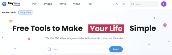 【辦公神器】神級網站 TinyWow 內置 200+ 免費工具 AI 寫作、PDF 轉換、去水印一站式搞定！【附連結】