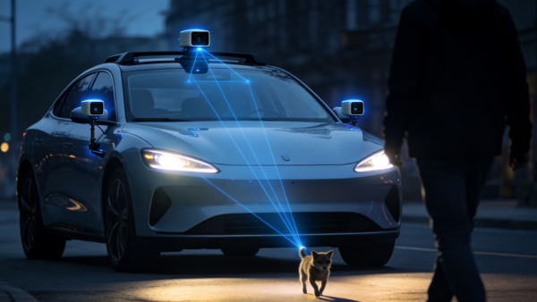 【有片】中國無人送貨車避障失靈 直輾小狗不顧而去惹公憤！網民：如果係細路點算？