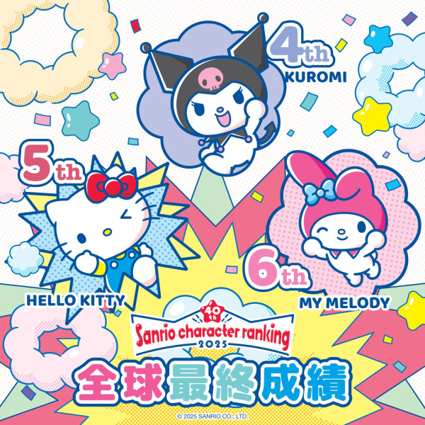 Sanrio人氣角色2026投票開始！截止日期/活動連結/90位角色詳情一覽