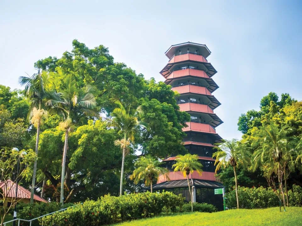 北部都會區玩樂郊遊推介︰元朗公園百鳥塔（圖片來源︰香港旅遊發展局）