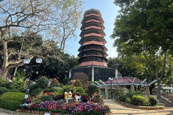 北部都會區玩樂郊遊推介︰元朗公園百鳥塔（圖片來源︰康文署）