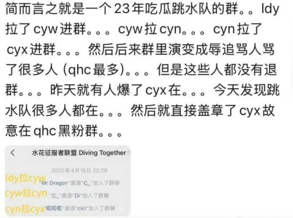 全紅嬋慘遭網暴侮辱截圖流出 官方證實報警！跳水隊拍檔陳芋汐捲入風波