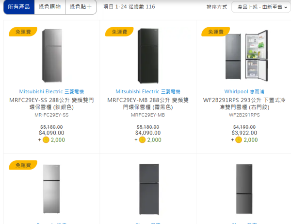 【中電換電器資助2026申請】第二階段4.27回歸 合資格港人$2700津貼換雪櫃冷氣