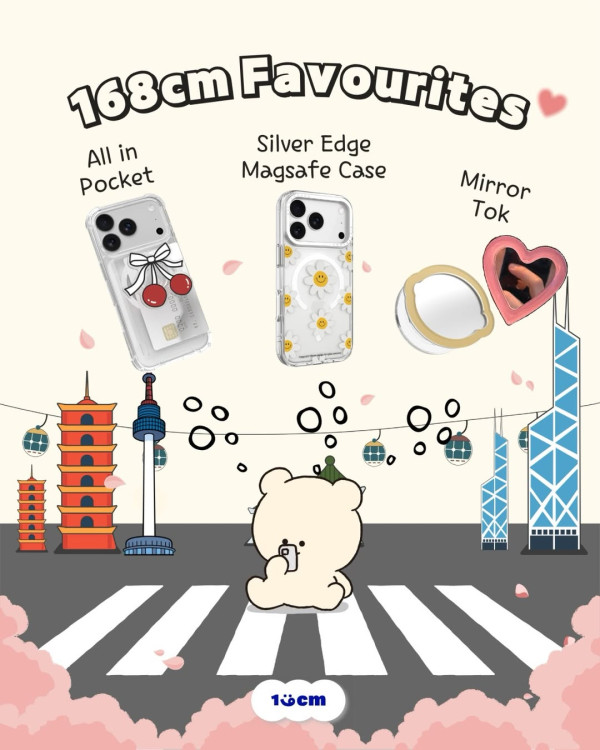 韓國人氣168cm手機殼首店進駐香港！韓系胭脂/鏡子手機支架/MagSafe手機殼