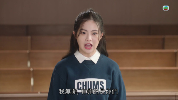 正義女神丨25歲區明妙鬈髮Look演「偏激少年犯」嬲爆鼓起泡腮眼超超反獲讚可愛