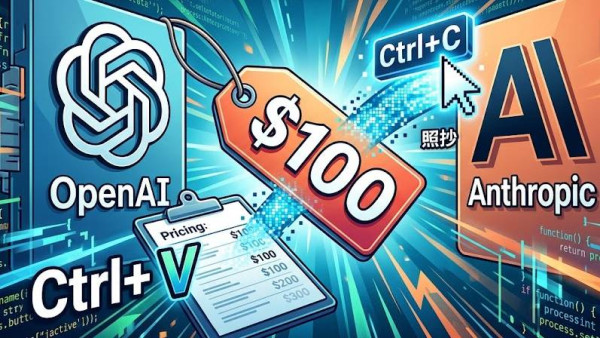 全面狙擊 Claude Code！OpenAI 照抄 Anthropic 定價策略推 $100 月費 Plan 暗示 $20 舊客將面臨「限流」?