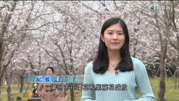 TVB女記者陳尚萱九龍城潑水節被圍攻潑水 被膠桶笠頭當場求饒：唔好淋我住！