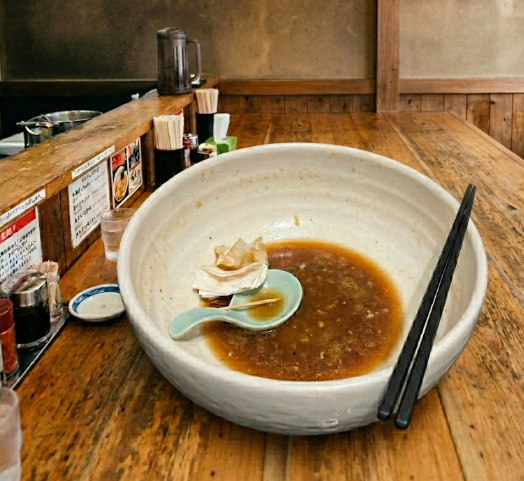 遊日食拉麵紙巾丟落碗恐犯法！律師揭曉定罪關鍵 用過的紙巾應如何處理？ 