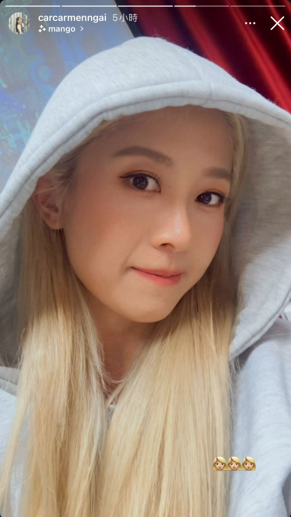 倪嘉雯染全頭金毛新髮型索爆超驚艷！捨棄黑長直搣甩清純初戀形象判若兩人