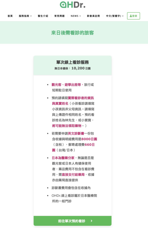 父親遊日忘帶心臟藥物 網民實測用線上醫生成功拎藥 即睇完整流程教學 