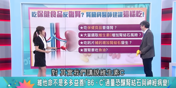 保健品｜網民日食1常見保健品半個月致血尿 醫生警告：過量攝取恐生腎結石 
