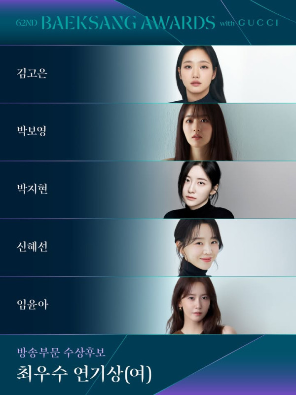 百想藝術大賞2026｜入圍名單懶人包：孫藝珍玄彬夫妻有望再同框！金高銀朴寶英爭視后