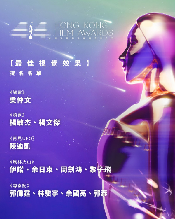 金像獎2026提名名單|電影金像獎18個獎項完整入圍名單!ViuTV直播線上看方法/日期時間