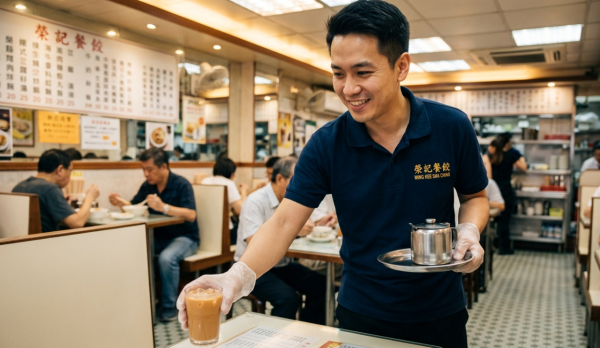 戴手套反而更污糟？侍應戴手套上菜驚見「前客菜汁」網民︰比起手套呢2樣更骯髒！