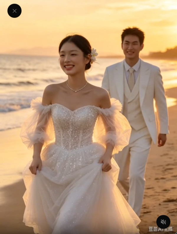 實測AI一鍵生成婚紗相！4步免費生圖教學 附零失敗Prompt指令