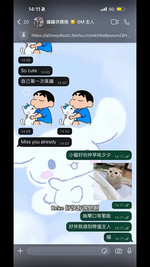 葉蒨文曾展望對話截圖外洩揭私下情趣愛稱！網民集體崩潰：咁樣po出嚟有啲尷尬