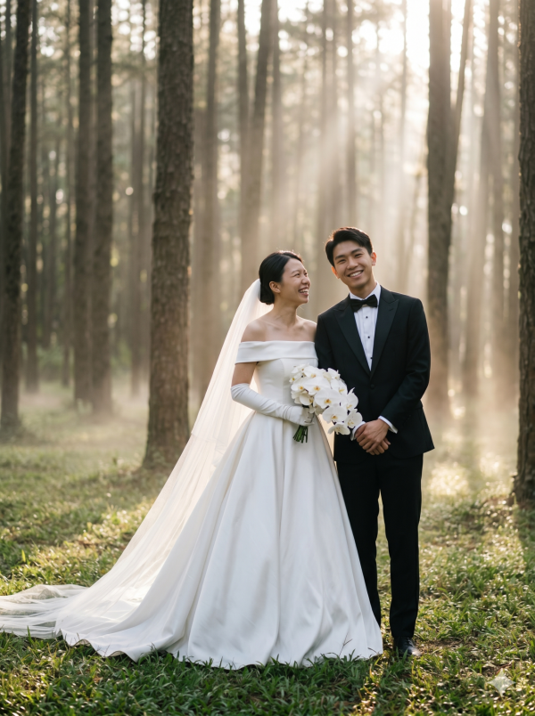 實測AI一鍵生成婚紗相！4步免費生圖教學 附零失敗Prompt指令