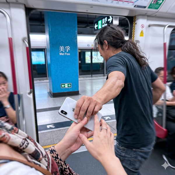 全城追緝！港鐵十分鐘連環兩劫案 荔景美孚女乘客被搶電話 犯人專揀「一時機」落手！